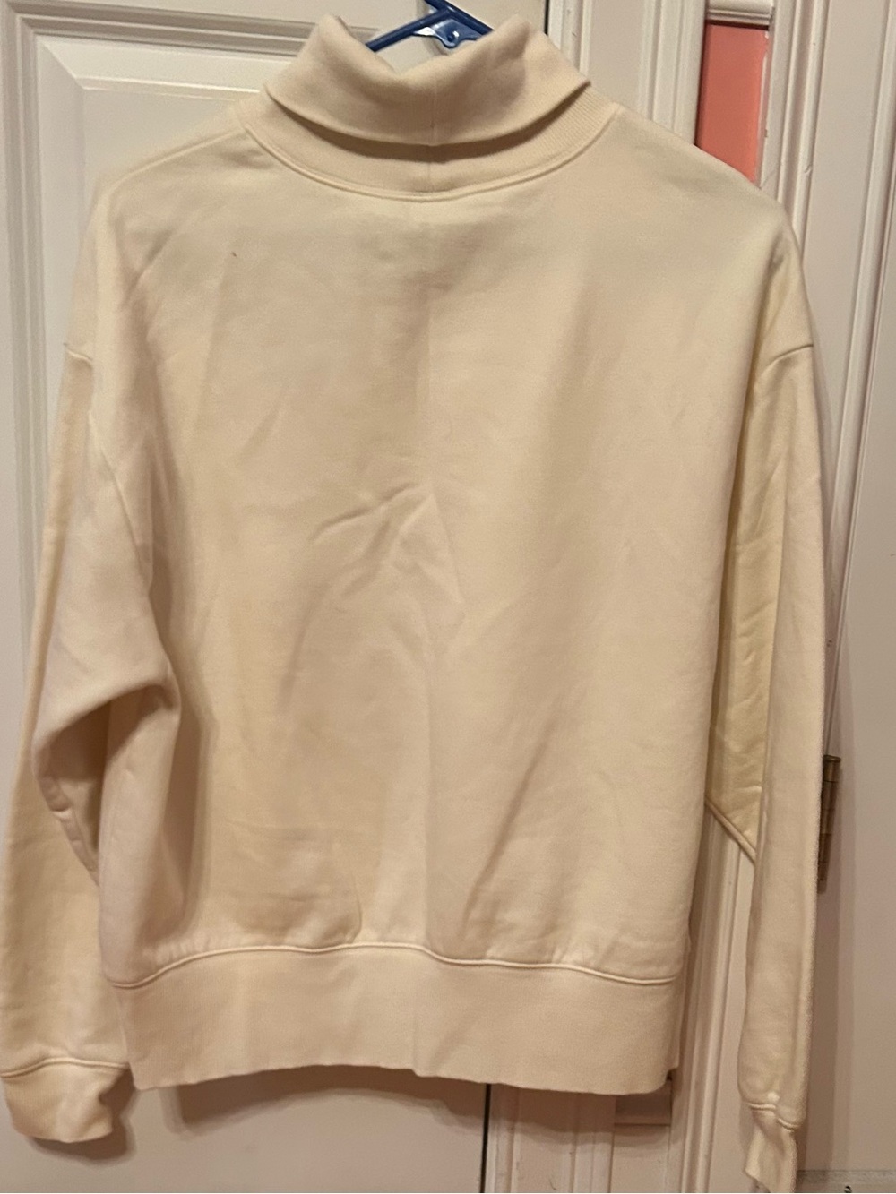 Calla Cream Turtleneck Sweatshirt - Women